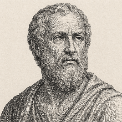 Woodcut portrait of Solon of Athens, statesman and lawmaker who embodied The Refused Crown by writing the line into law and declining the power that could place him above it