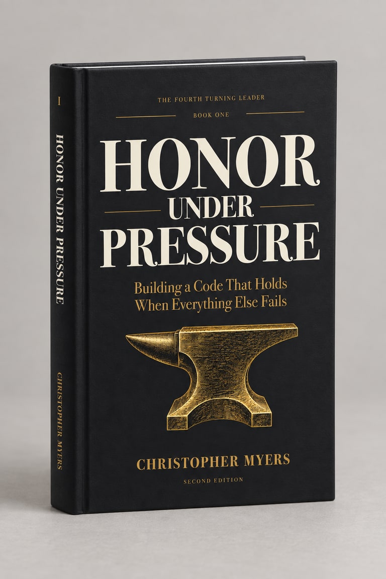Honor Under Pressure by Christopher Myers: approved second-edition anvil cover