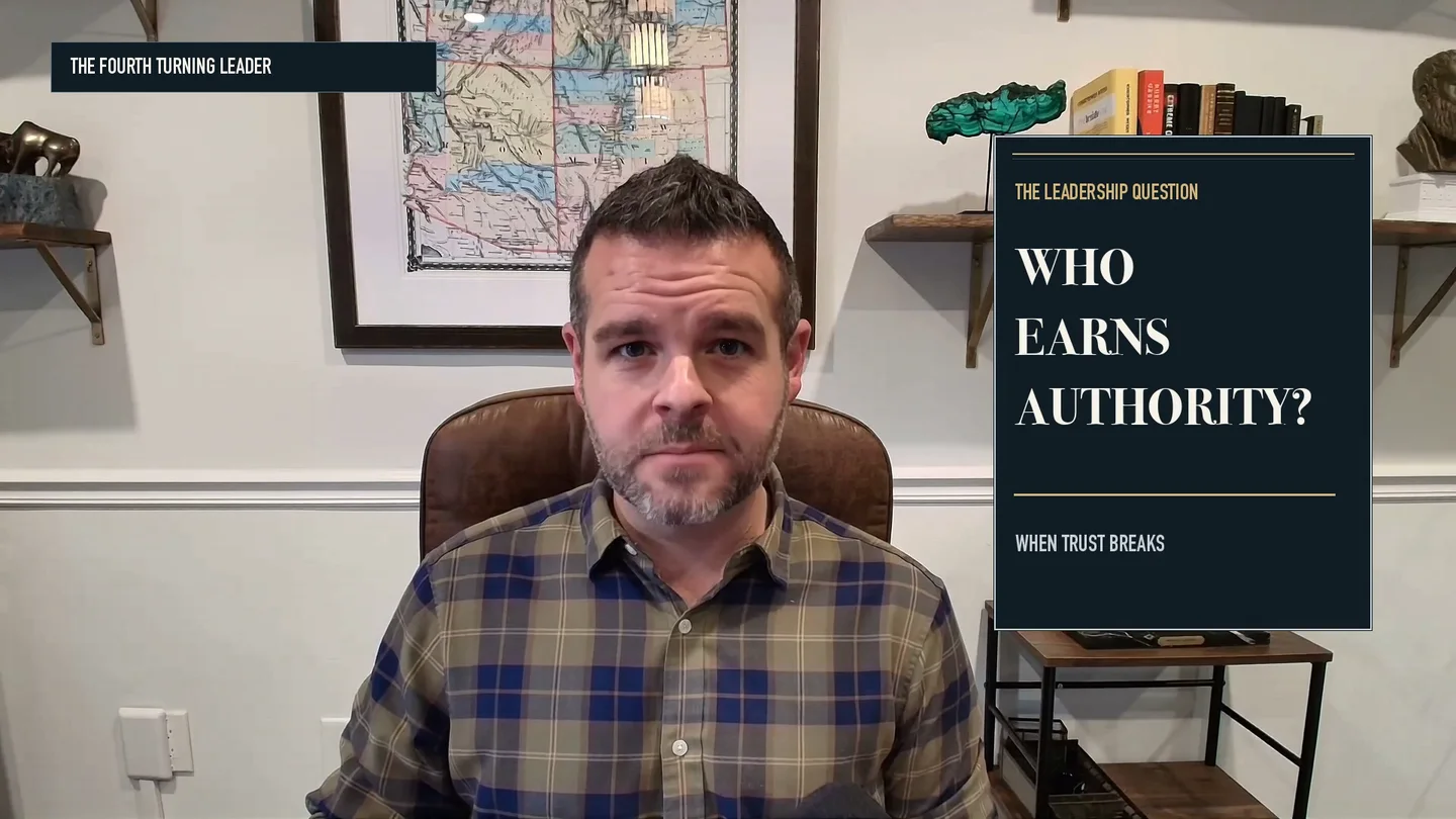 Chris Myers introduces the Fourth Turning and leadership in the crisis era